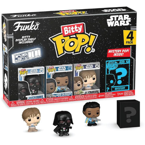 bitty-pop-darth-vader-lando Funko Bitty Pop! 4-Pack Disney: Star Wars – Darth Vader - Image 1