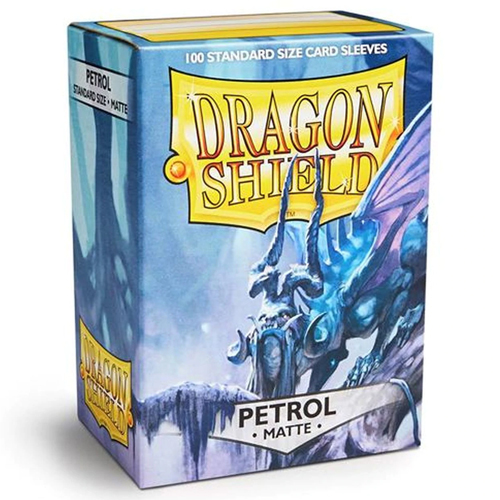 dragon-shield-matte-sleeves-petrol-4 Dragon Shield Standard Size Sleeves Petrol Matte (100) - Image 1