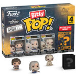 Funko Bitty Pop! 4-Pack: The Lord of the Rings – Frodo Baggins, Gandalf, Gollum, Mystery Pop! Vinyl Figures