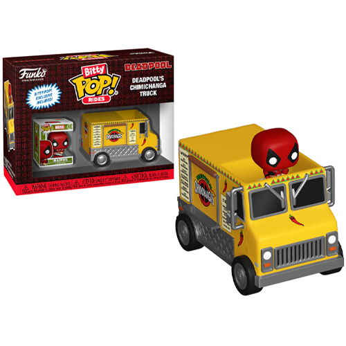 funko-bitty-pop-rides-marvel-deadpool-and-deadpools-chimichanga-truck-vinyl-figure-1 Funko Bitty Pop! Rides: Marvel – Deadpool and Chimichanga Truck Vinyl Figure - Image 1
