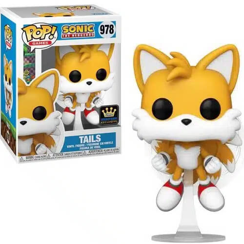 funko-pop-games-sonic-the-hedgehog-tails-flying-flocked-specialty-series-978-vinyl-figure-1-1 Funko Pop! Sonic The Hedgehog – Tails (Flying) (Specialty Series) #978 - Image 1