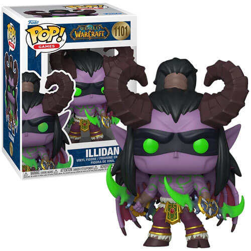 funko-pop-games-world-of-warcraft-illidan-1101-vinyl-figure Funko Pop! World of Warcraft – Illidan* #1101 - Image 1