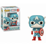 Funko Pop! Marvel Retro Reimagined – Captain America (Special Edition) #1319 Bobble-Head