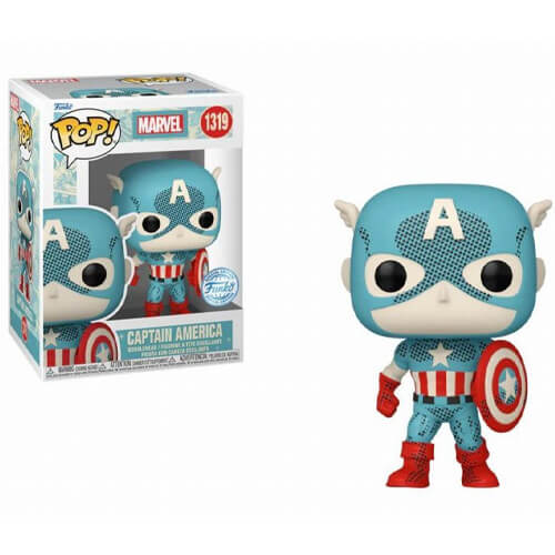 funko-pop-marvel-retro-reimagined-captain-america-special-edition-1319-bobble-head-3 Funko Pop! Marvel Retro Reimagined – Captain America (Special Edition) #1319 Bobble-Head - Image 1