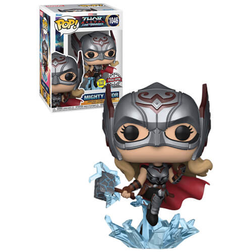funko-pop-marvel-thor-love-and-thunder-mighty-thor-glows-in-the-dark-special-edition-1046-bobble-head-3 Funko Pop! Thor Love and Thunder – Mighty Thor (Glows in the Dark) (Special Edition) #1046 Bobble-Head - Image 1