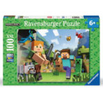 Minecraft Steve and Alex