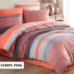 Дупла постелнина Romeo - Stripe Pink