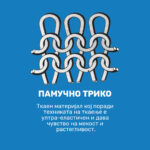 Дупли чаршав со ластик Adomo 220x200+35cm - Image 6