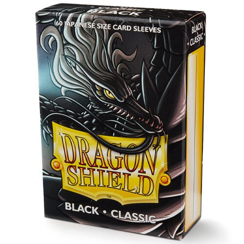 Dragon Shield Japanese Size Sleeves – Black Classic (60)