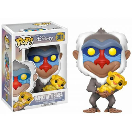 Funko Pop! Disney: The Lion King – Rafiki With Simba #301