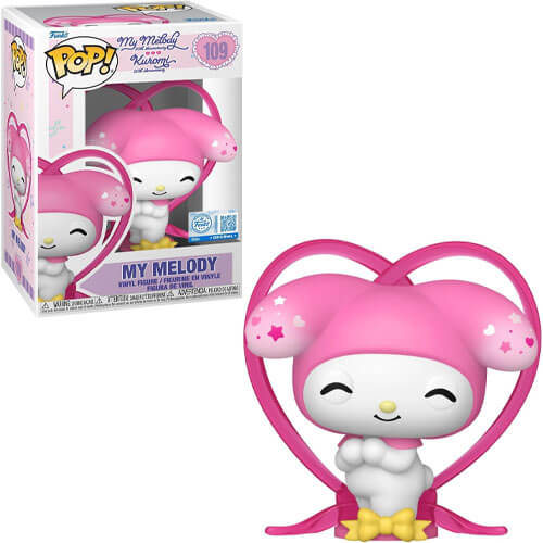 Funko Pop! Hello Kitty (50th Ann.) Kuromi (20th Ann.) – My Melody (with Ribbon) (Special Edition) #109