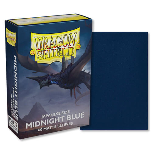 Dragon Shield – Japanese Size Sleeves [Matte] Midnight Blue (60)