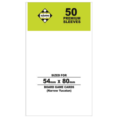Kaissa Premium Narrow Yucatan Card Sleeves (54×80)