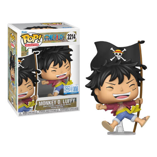 Funko Pop! One Piece – Monkey D. Luffy (with Flag) (Special Edition) #2214