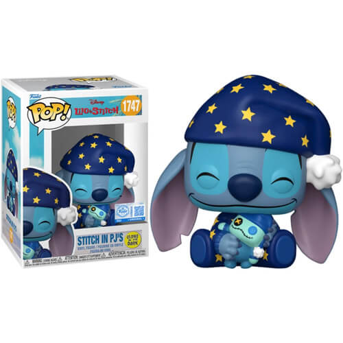 Funko Pop! Lilo & Stitch – Stitch in PJ’s (Glows in The Dark) (Special Edition) #1747