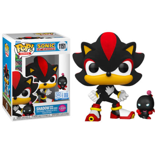 Funko Pop! Sonic The Hedgehog – Shadow with Dark Chao (Flocked) (Special Edition) #1151