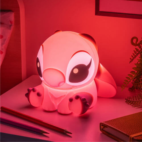 Paladone Stitch Angel Silicone Desk Lamp – Pink