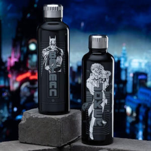 Paladone Batman and Joker – Metal Water Bottle