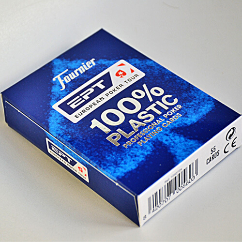 Fournier – Poker Playing Cards 100% Plastic (European Poker Tour Official) – Blue