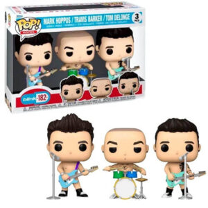 Funko Pop! 3-Pack Rocks: Blink-182 – Mark Hoppus/Travis Barker/Tom Delonge