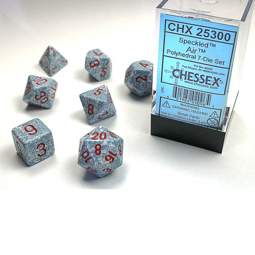 Chessex Dice Air Speckled Set of 7 (25300)