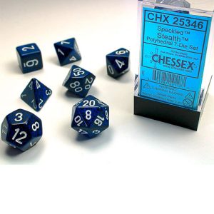 Chessex Dice Stealth Speckled Set of 7 (25346)