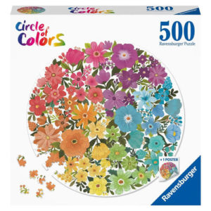 Circle of Colors 500pcs. + Poster: Flowers