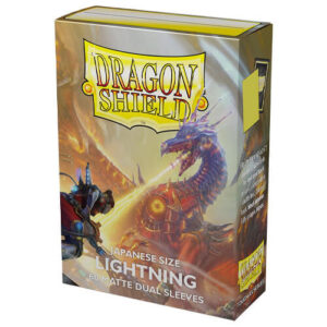 Dragon Shield Japanese Sized Card Sleeves – Lightning Matte Dual (60)