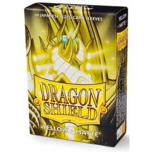 Dragon Shield Japanese Sized Card Sleeves – Yellow Matte (60)