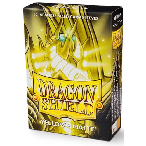 Dragon Shield Japanese Size Matte Sleeves Yellow (60)