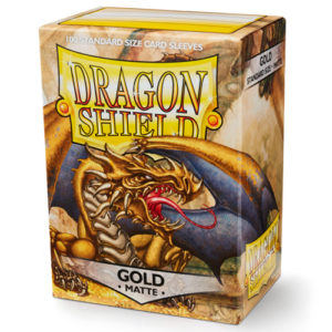 Dragon Shield Standard Size Sleeves Gold Matte (100)