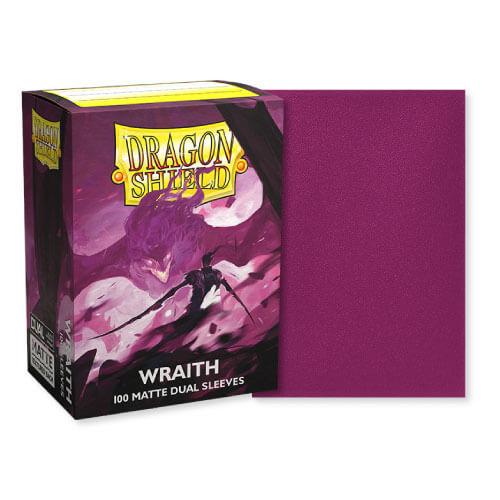 Dragon Shield Standard Size Sleeves Wraith Mate Dual (100) Dragon Shield Standard Size Sleeves Wraith Mate Dual (100)