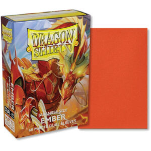 Dragon Shield Japanese Size Dual Matte Sleeves Ember (60)