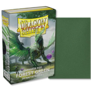 Dragon Shield Japanese Size Matte Sleeves Forest Green (60)