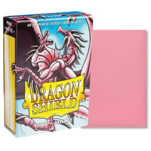 Dragon Shield Japanese Size Matte Sleeves Pink Diamond (60)