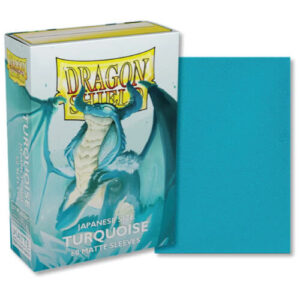 Dragon Shield Japanese Size Matte Sleeves Turquoise (60)