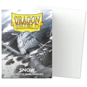 Dragon Shield Standard Dual Matte Sleeves – Snow (100)