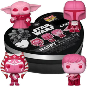 Funko 4-Pack Pocket Pop! Star Wars – The Mandalorian Happy Valentine’s Day Box