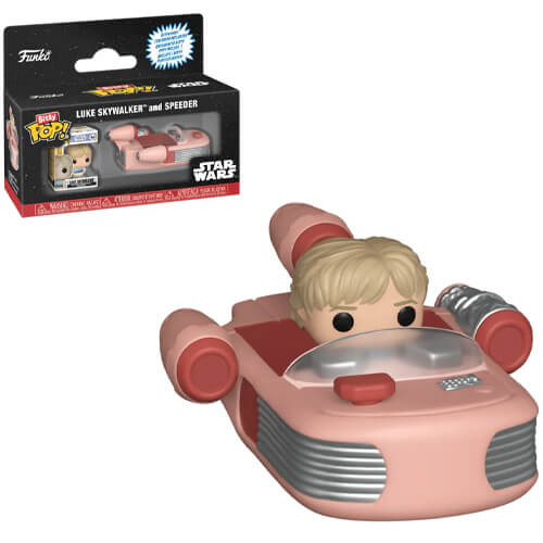 Funko Bitty Pop Rides Disney Star Wars Luke Skywalker and Speeder