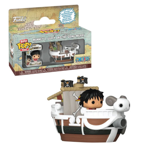 Funko Bitty Pop! Rides: One Piece – Monkey D. Luffy and The Going Merry
