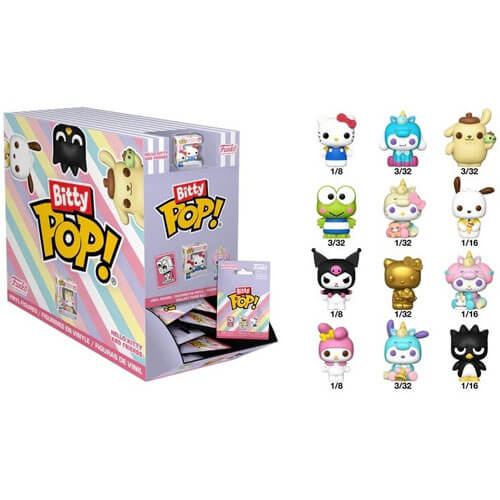 Funko Bitty Pop! Singles: Hello Kitty and Friends (Blind Bag/Random) Mystery Mini Vinyl Figures Funko Bitty Pop! Singles: Hello Kitty and Friends (Blind Bag/Random) Mystery Mini Vinyl Figures