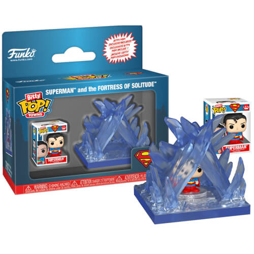 Funko Bitty Pop Towns DC Superman Superman and The Fortress of Solitude