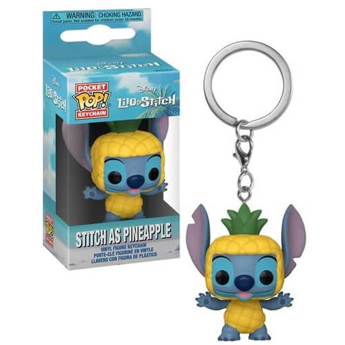Funko Pocket Pop! Stitch As Pineapple Keychain
