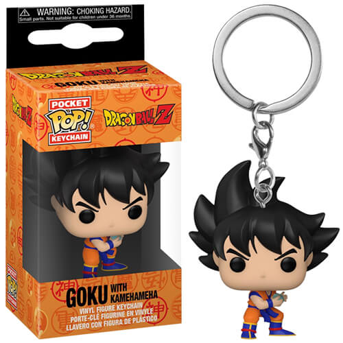 Funko Pocket POP! Dragon Ball Z – Goku with Kamehameha Vinyl Figure Keychain