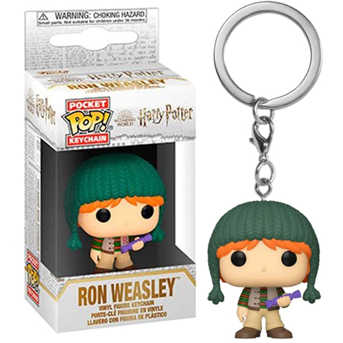 Funko Pocket POP! Harry Potter Holiday – Ron Weasley Keychain