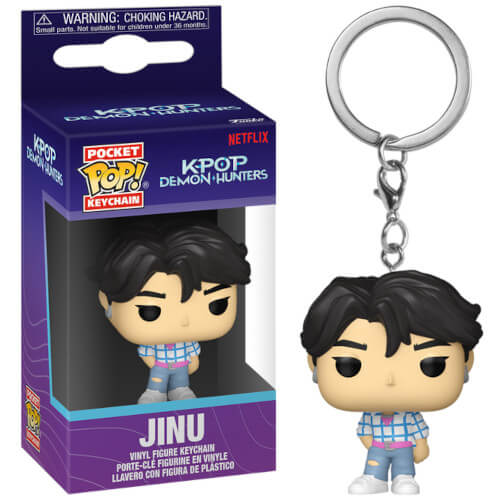 Funko Pocket Pop! K-Pop Demon Hunters – Jinu Vinyl Figure Keychain