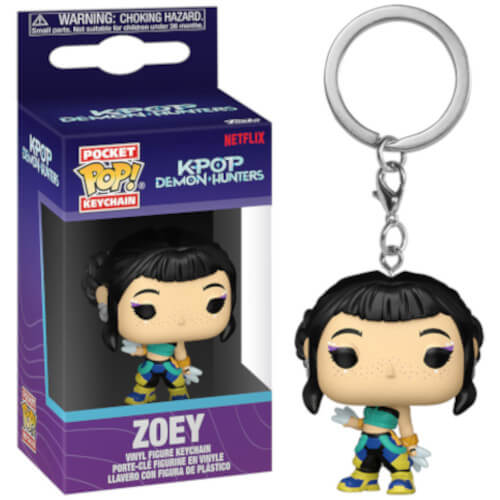 Funko Pocket Pop! K-Pop Demon Hunters – Zoey Vinyl Figure Keychain
