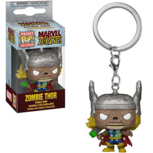 Funko Pocket POP! Marvel Zombies – Zombie Thor Bobble-Head Keychain