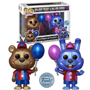 Funko Pop! 2-Pack Five Nights at Freddy’s – Balloon Freddy & Balloon Bonnie (Metallic) (Special Edition)