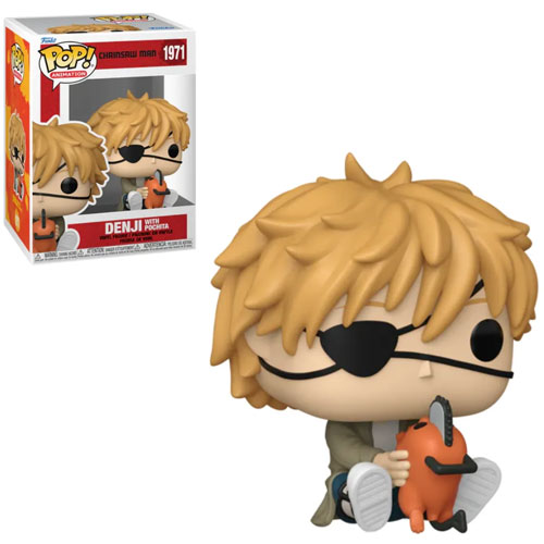 Funko Pop! Chainsaw Man – Denji with Pochita #1971 Funko Pop! Chainsaw Man – Denji with Pochita #1971